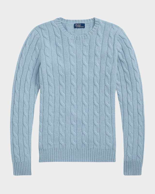 Cable-Knit Cashmere Sweat